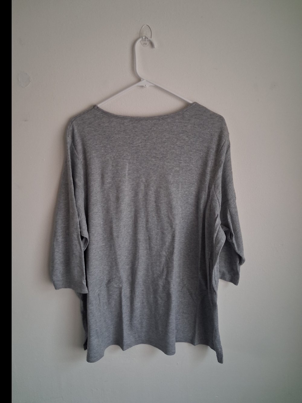 Quacker Factory Grey Rhinestones Halloween Pumpkin Bike Tee Top - Picture 7 of 7